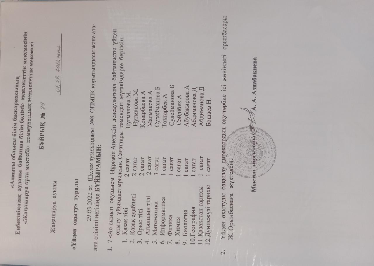 2022-2023 оқу жылы үйден оқыту туралы мәлімет